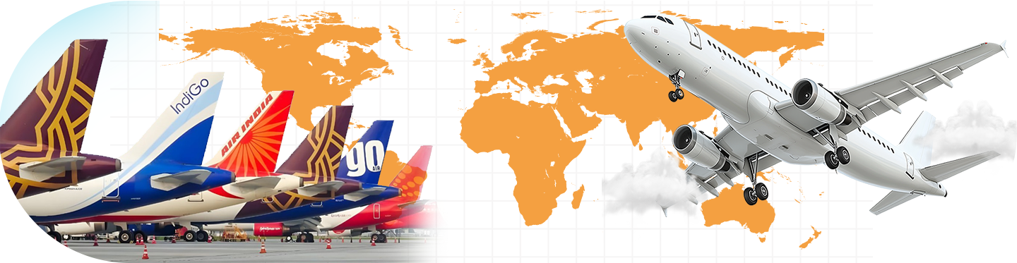 Airlines in India Banner