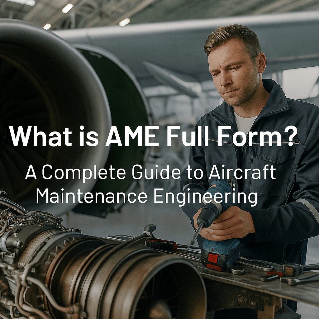 What is AME Full Form? A Complete Guide to Aircraft Maintenance Engineering